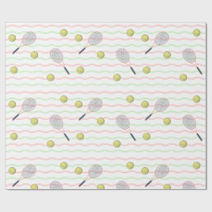Papel De Regalo Rayas de tenis