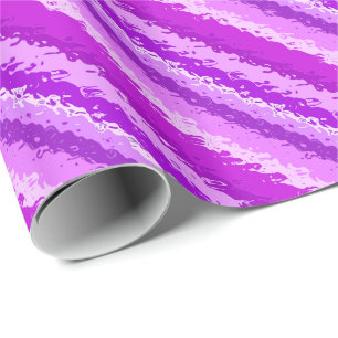 Papel De Regalo Rayas de vidrio - tonos de ametisto morado