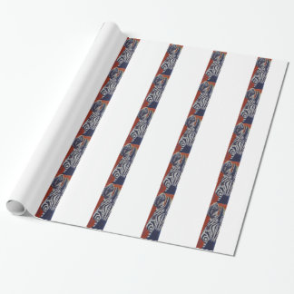 Papel De Regalo Rayas del africano de las cebras de la cebra