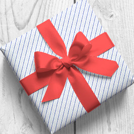 Papel De Regalo Rayas diagonales azul acuarela