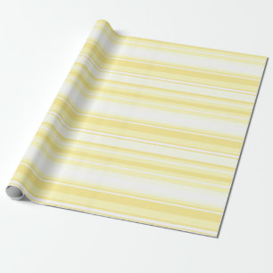 Papel De Regalo Rayas limoneras