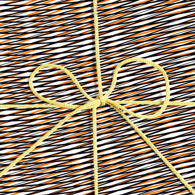 Papel De Regalo Rayas moiré blanco negro naranja - Resumen trippy (Subido por el creador)