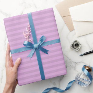 Papel De Regalo Rayas Moradas Claras y Moradas Grises