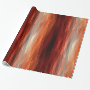 Papel De Regalo Rayas naranjas