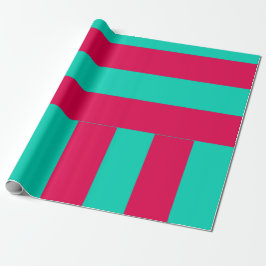 Papel De Regalo Rayas Rojas y Azules Claras