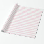 Papel De Regalo Rayas rosadas y blancas Lindo femenino<br><div class="desc">Papel de regalo con rayas rosadas y blancas Lindo femenino</div>