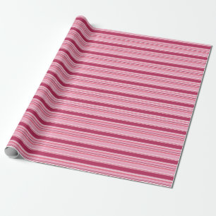 Papel De Regalo Rayas rosas