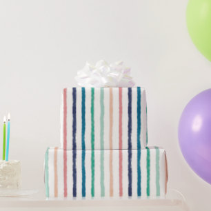 Papel De Regalo Rayas Seabreeze