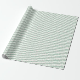 Papel De Regalo Rayas torcidas verde claro y blanco