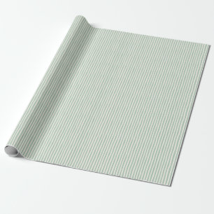 Papel De Regalo Rayas torcidas verde claro y marfil