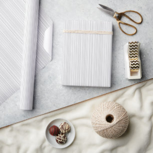 Papel De Regalo Rayas verticales minimalistas grises serenas