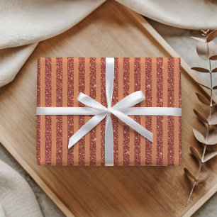 Papel De Regalo Rayas verticales modernas de estilo brillo de nara