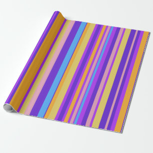 Papel De Regalo Rayas vibrantes