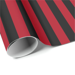 Papel De Regalo Rayo rojo/negro oscuro