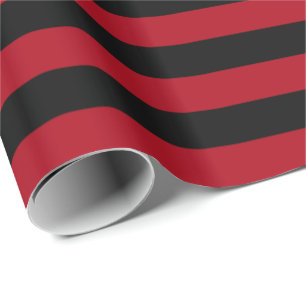 Papel De Regalo Rayo rojo/negro oscuro