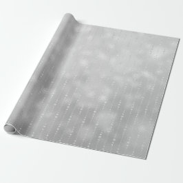 Papel De Regalo Rayos de plata gris Cae Glass brillante de vidrio