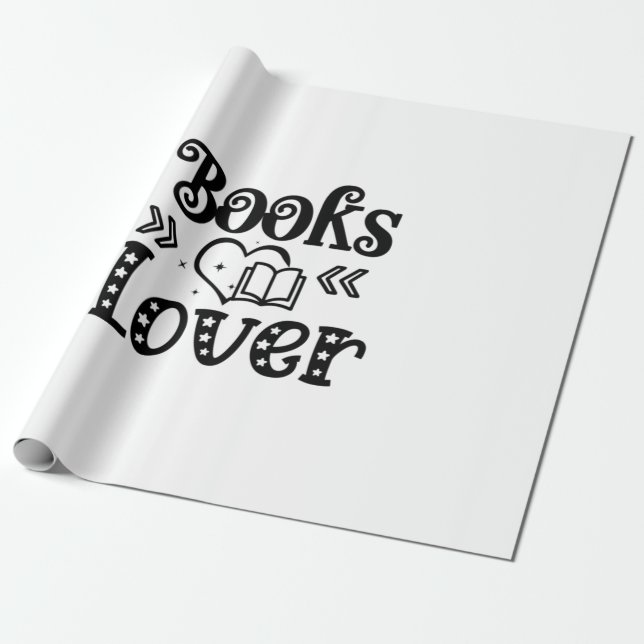 Papel De Regalo Reading Art Books Lover (Desenrollado)