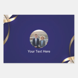 Papel de regalo real azul sólido con estilo person