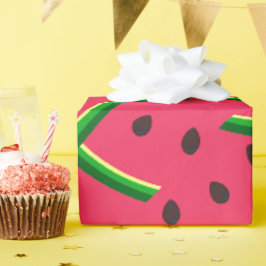 Papel De Regalo Rebanadas de sandía caprichosas y lindas 