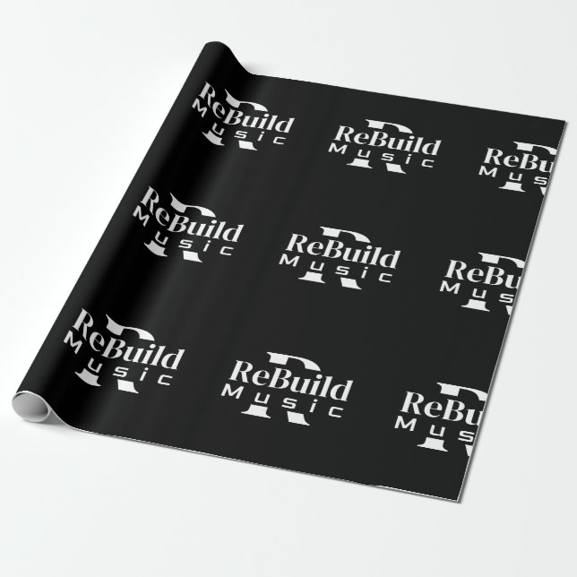 Papel De Regalo Rebuild Music Geschenkspapier  (Desenrollado)