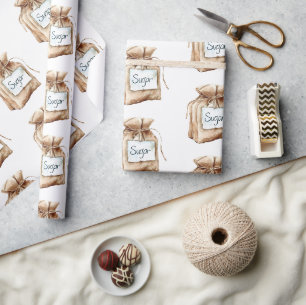 Papel De Regalo Recetas de comida con azúcar en bolsa