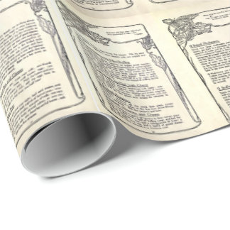 Papel De Regalo Recetas vegetarianas de un libro de cocina del