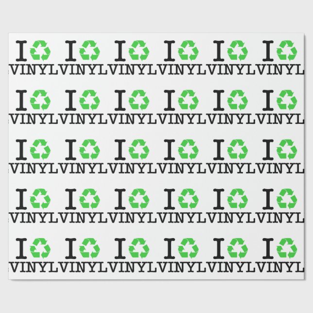 Papel De Regalo Reciclar vinilo (Costura)