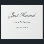 Papel De Regalo recién casados agregar nombre de la pareja fecha a<br><div class="desc">diseño</div>