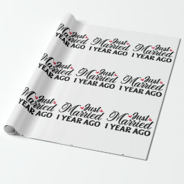 Papel De Regalo Recién Casados Hace Un Año
