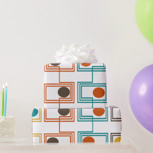 Papel De Regalo Rectángulos de Kandinsky con ovales