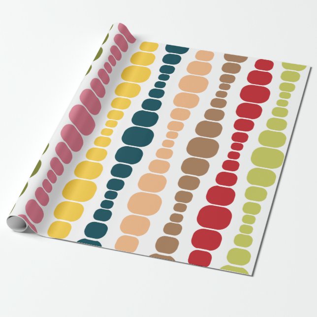 Papel De Regalo Rectángulos modernos (Desenrollado)