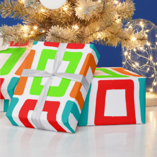 Papel De Regalo Rectángulos sesgados