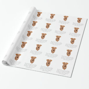 Papel De Regalo Recuerdo de Terrier Irlandés - Macho