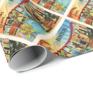 Papel De Regalo Recuerdo del viaje del vintage de las MAMÁES de