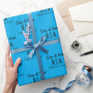 Papel De Regalo Recuerdos de Mamá en Casa sobre Dinero