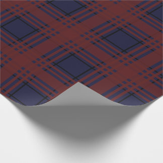 Papel De Regalo Red and Blue Tartan Plaid Wrapping Paper