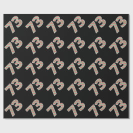 Papel De Regalo Red, blanco, verde "73" 73er evento en el Día del 