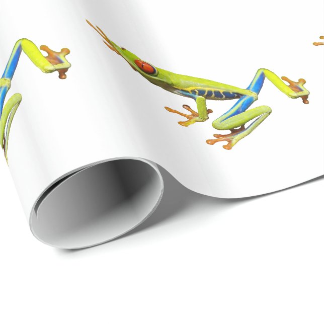 Papel De Regalo Red eyed tree frog (Esquina del rollo)