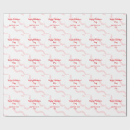 Papel De Regalo Red glitter lines happy Valentine's day spiral nam
