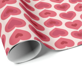 Papel De Regalo Red Hearts Pattern – Christmas & Valentine’s Day D