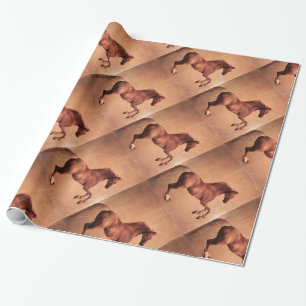 PAPEL DE REGALO RED HORSE