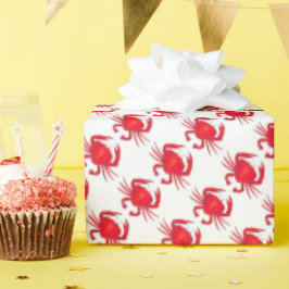 Papel De Regalo Red Maryland Hard Shell Crab Beach Ocean Sea