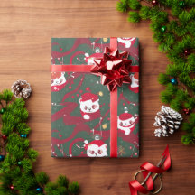 Red Panda Haven - Navidades abstractos Panda Roja