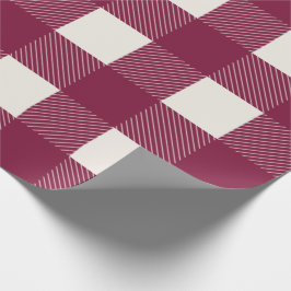 Papel De Regalo Red Plaid