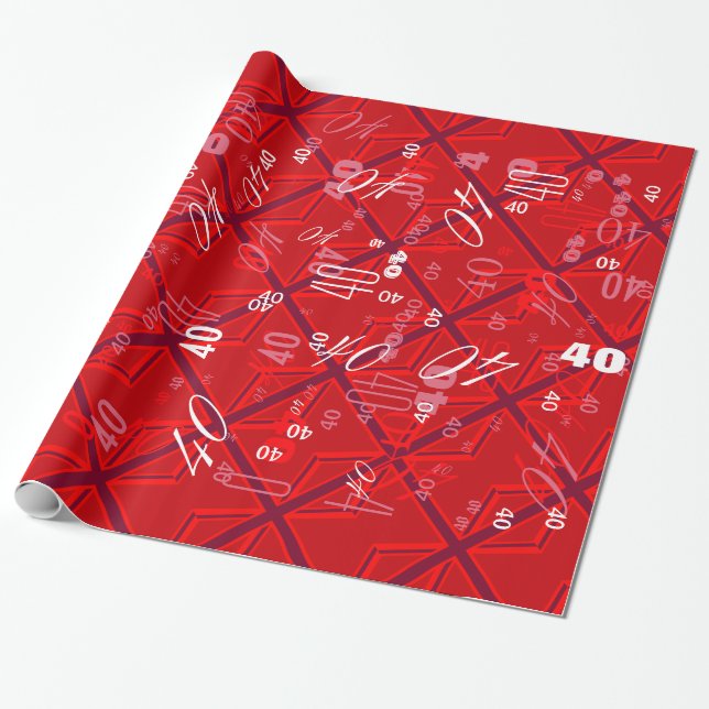 Papel De Regalo Red Union Jack (Desenrollado)