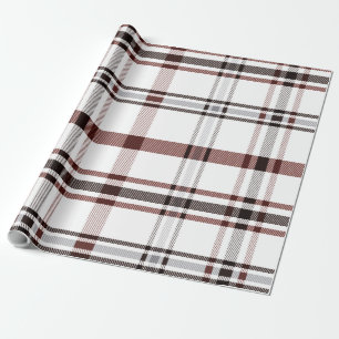 Papel De Regalo Red Winter Plaid
