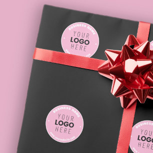 Papel De Regalo Reemplazo de logotipo fácil y texto editable   Ros