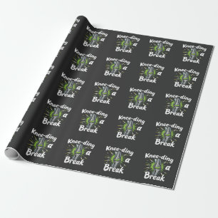 Papel De Regalo Reemplazo de rodilla divertida