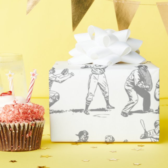 Papel De Regalo Reflexiones Sobre El Béisbol (Fiesta de cumpleaños )