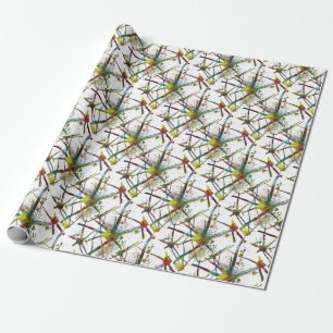 Papel De Regalo Regalo abstracto médico de las sinapsis